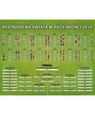 Tabela Mistrzostw Świata w Piłce Nożnej 2026 - plakat