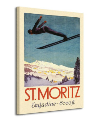 St. Moritz - Obraz na płótnie