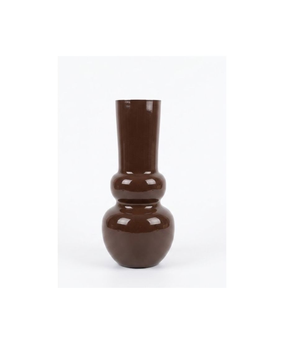 ROGER Wazon 10x17x36cm czekoladowy