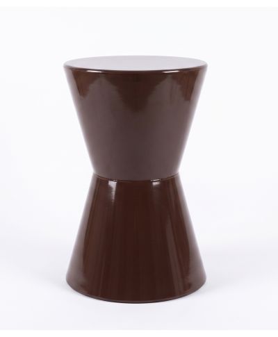 ROGER Stolik pomocniczy/taboret 29,5x29,5x45cm czekoladowy
