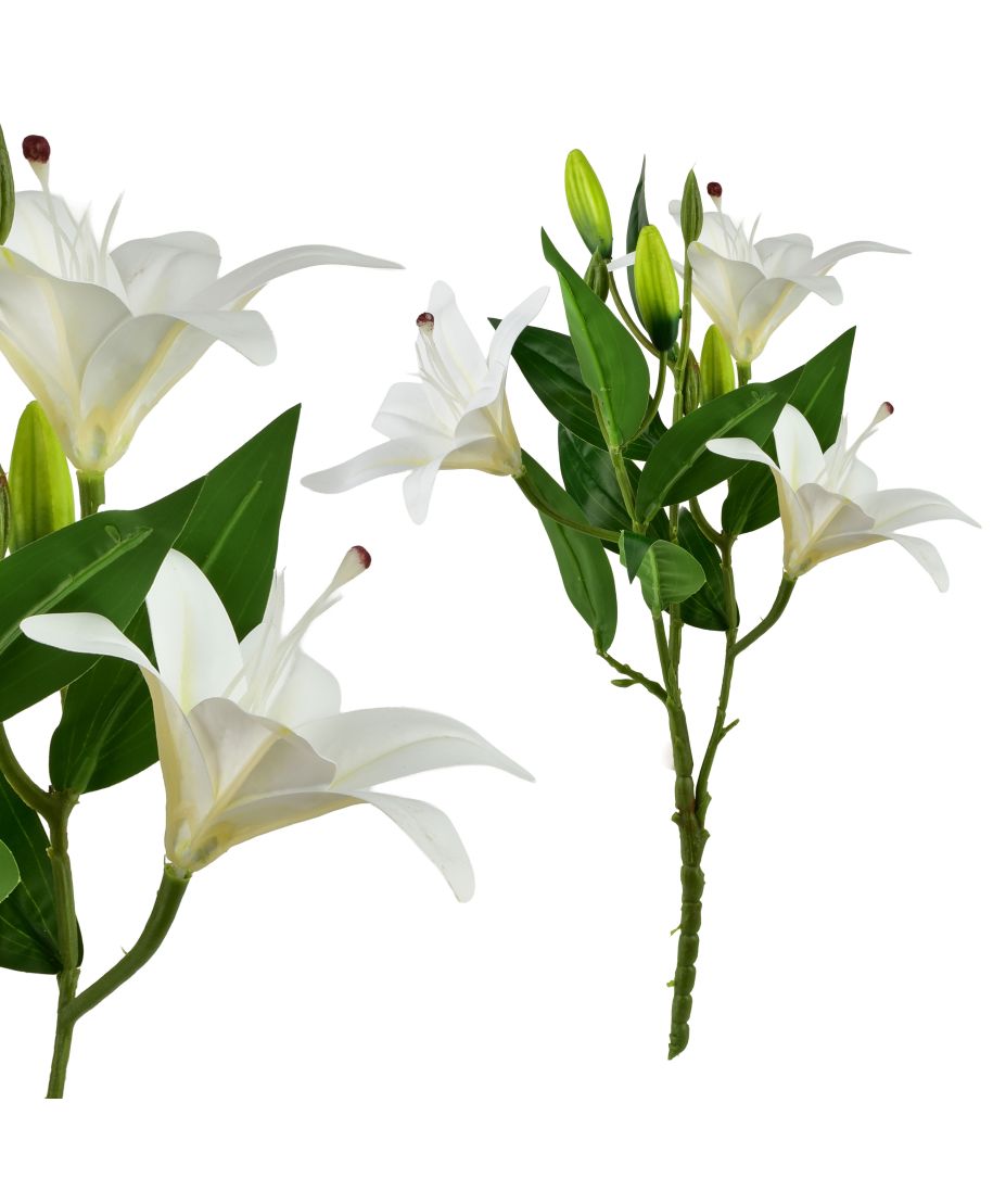 VIRIDIS Kwiat sztuczny Lilia 45cm