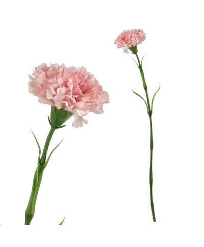 VIRIDIS Kwiat sztuczny Goździk 50cm różowy