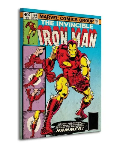 Iron Man (Hammer) - Obraz na płótnie