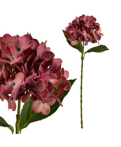 VIRIDIS Kwiat sztuczny Hortensja 60cm