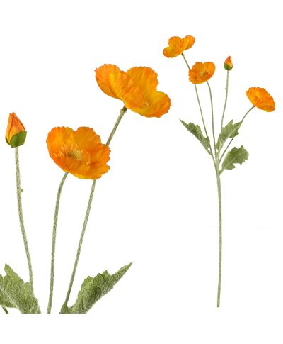 VIRIDIS Kwiat sztuczny MAK POLNY 60cm