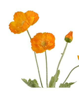 VIRIDIS Kwiat sztuczny MAK POLNY 60cm