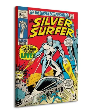 Silver Surfer (Must Live) - Obraz na płótnie