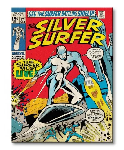 Silver Surfer (Must Live) - Obraz na płótnie