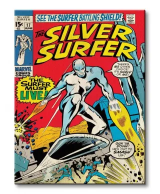 Silver Surfer (Must Live) - Obraz na płótnie