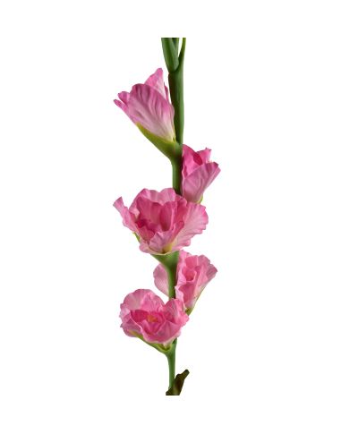 VIRIDIS Kwiat sztuczny Mieczyk 85cm różowy