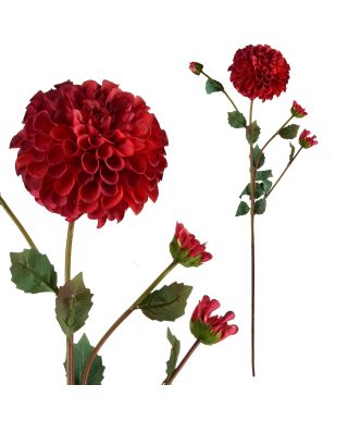 VIRIDIS Kwiat sztuczny DALIA 77cm