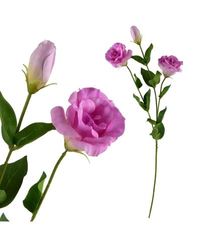 VIRIDIS Kwiat sztuczny Eustoma 70cm