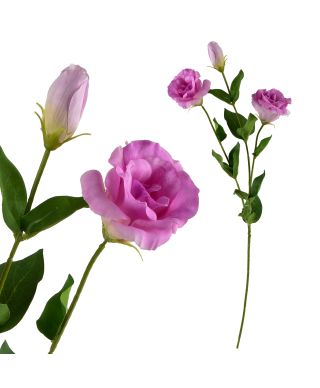 VIRIDIS Kwiat sztuczny Eustoma 70cm