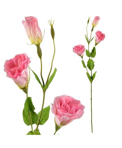 VIRIDIS Kwiat sztuczny Eustoma 70cm