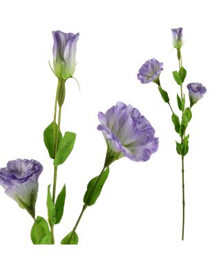 VIRIDIS Kwiat sztuczny Eustoma 70cm