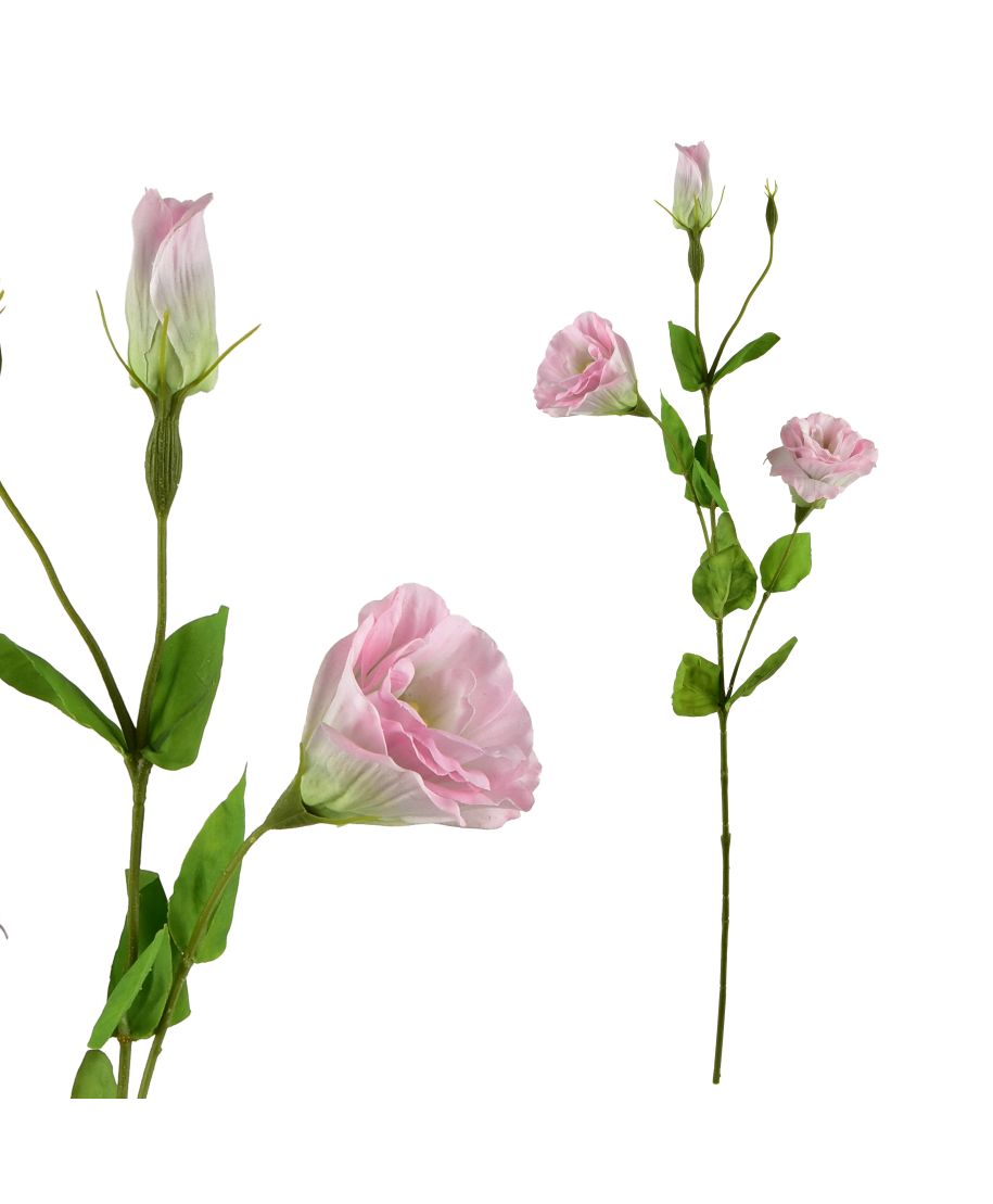 VIRIDIS Kwiat sztuczny Eustoma 70cm