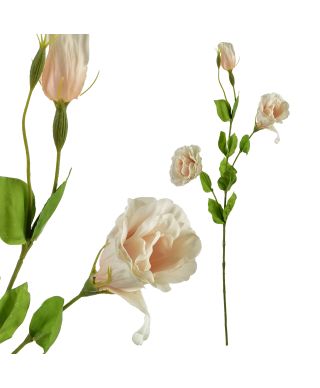 VIRIDIS Kwiat sztuczny Eustoma 70cm