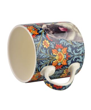 NOYA Kubek z breloczkiem 380ml 9x13x9cm Mops