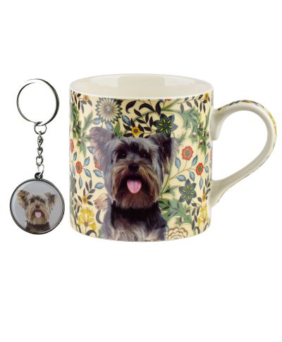 NOYA Kubek z breloczkiem 380ml 9x13x9cm York Yorkshire Terrier