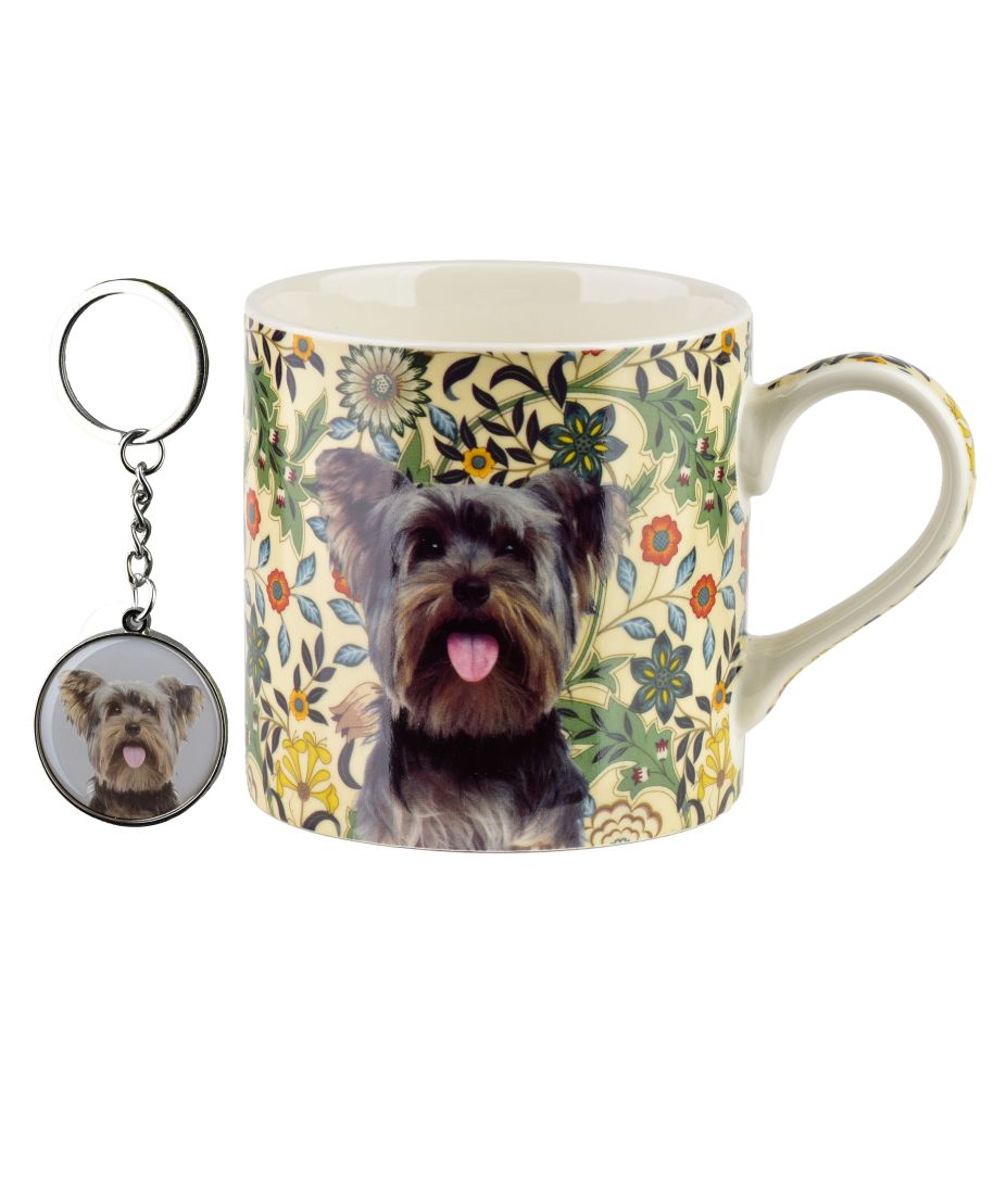 NOYA Kubek z breloczkiem 380ml 9x13x9cm York Yorkshire Terrier