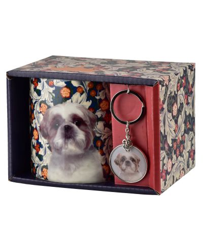 NOYA Kubek z breloczkiem 380ml 9x13x9cmShih Tzu