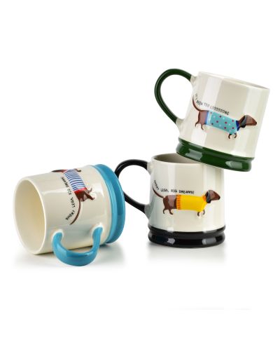 DOXIE Kubek 320ml 8x12,3x9,2cm jamnik