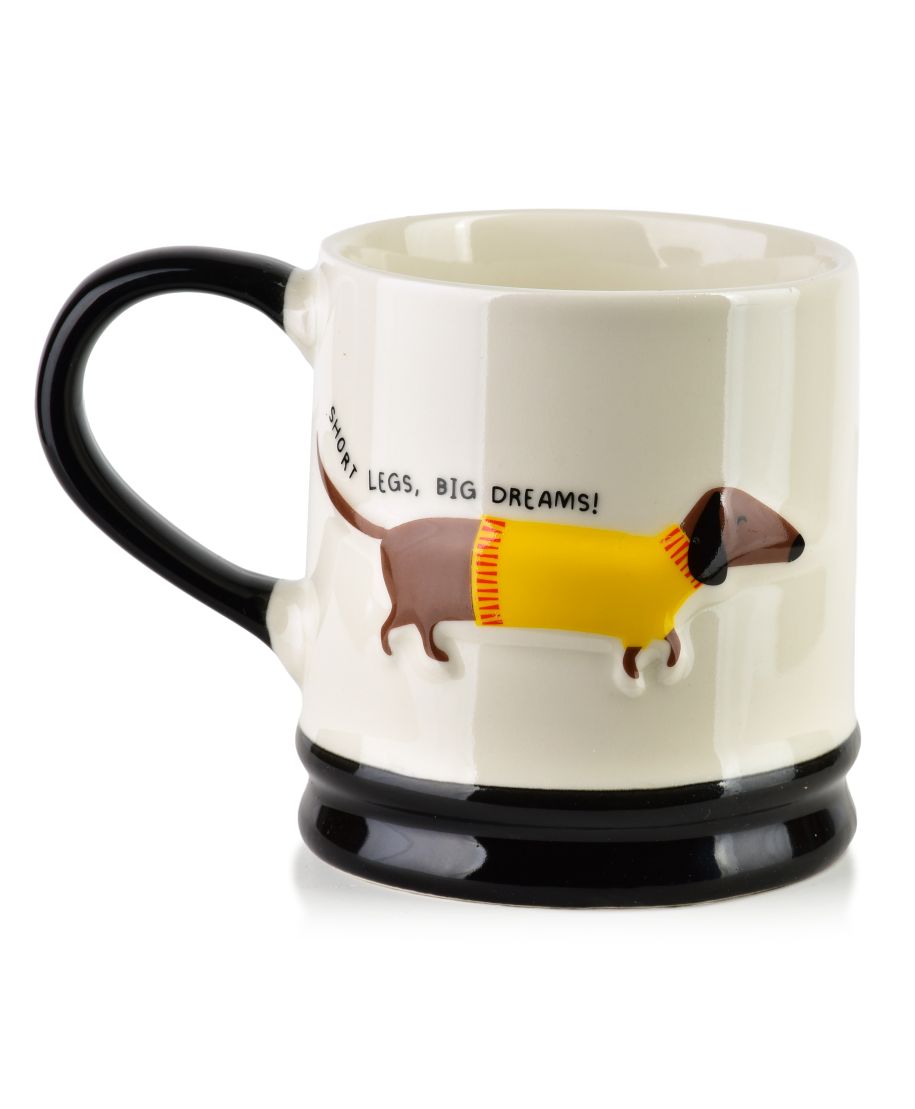 DOXIE Kubek 320ml 8x12,3x9,2cm jamnik