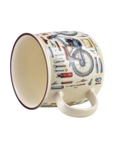 NORMAN Kubek 450ml 9,6x13x9,3cm motor