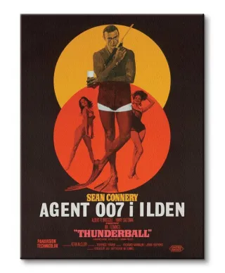 James Bond (Thunderball - Danish) - Obraz na płótnie