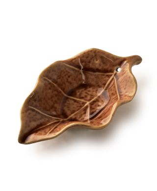 Podstawka na kadzidło 14x8x4cm liść
