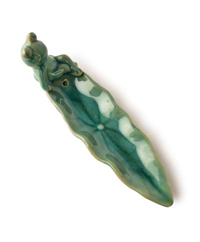 Podstawka na kadzidło 20x5,5x7,5cm żabka