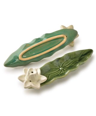 Podstawka na kadzidło 21x6x6cm lotus