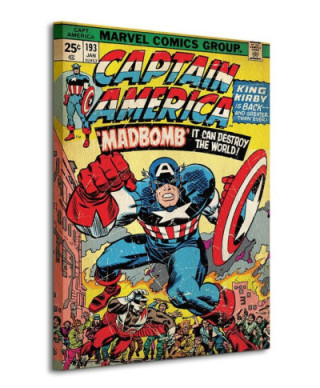 Captain America (Madbomb) - Obraz na płótnie