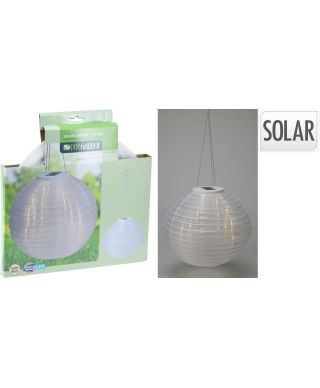 LAMPA SOLARNA KULA BIAŁA