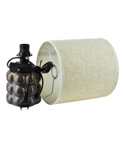 LETI BUBBLE Lampa stołowa 9x9x30cm prosty klosz