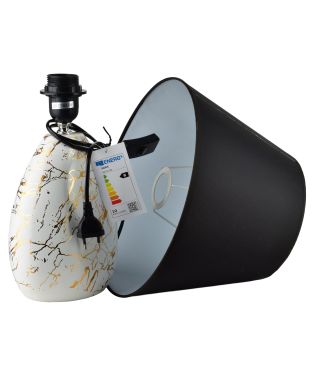 LETI MARBLE Lampa stołowa 18x8x47cm