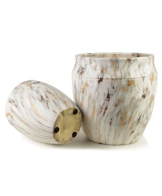NEVA Komplet 2 osłonek ceramicznych 31x31x30,5cm 21x21x23cm