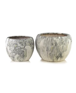 NEVA Komplet 2 osłonek ceramicznych 51x51x35cm 38x38x30cm