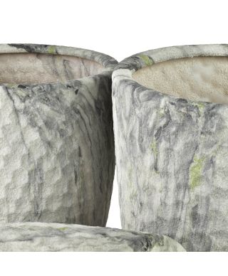 NEVA Komplet 3 osłonek ceramicznych 39x39x42cm 32x32x38,5cm 26x26x35cm