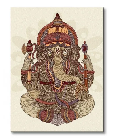 Ganesha - Obraz na płótnie