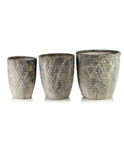 NEVA Komplet 3 osłonek ceramicznych 39x39x42cm 32x32x38,5cm 26x26x35cm