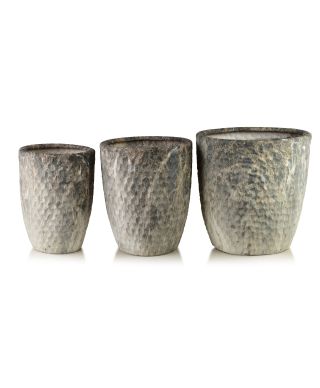 NEVA Komplet 3 osłonek ceramicznych 39x39x42cm 32x32x38,5cm 26x26x35cm