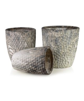 NEVA Komplet 3 osłonek ceramicznych 39x39x42cm 32x32x38,5cm 26x26x35cm