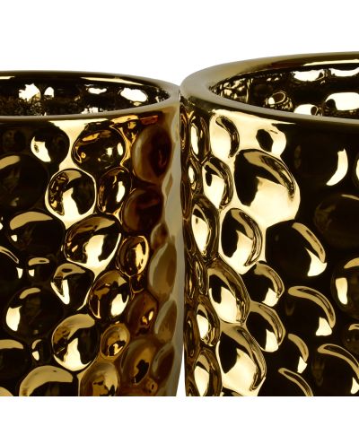 NEVA GOLD Komplet 3 osłonek ceramicznych 39x39x46cm 31,5x31,5x42,5cm 25,5x25,5x39cm