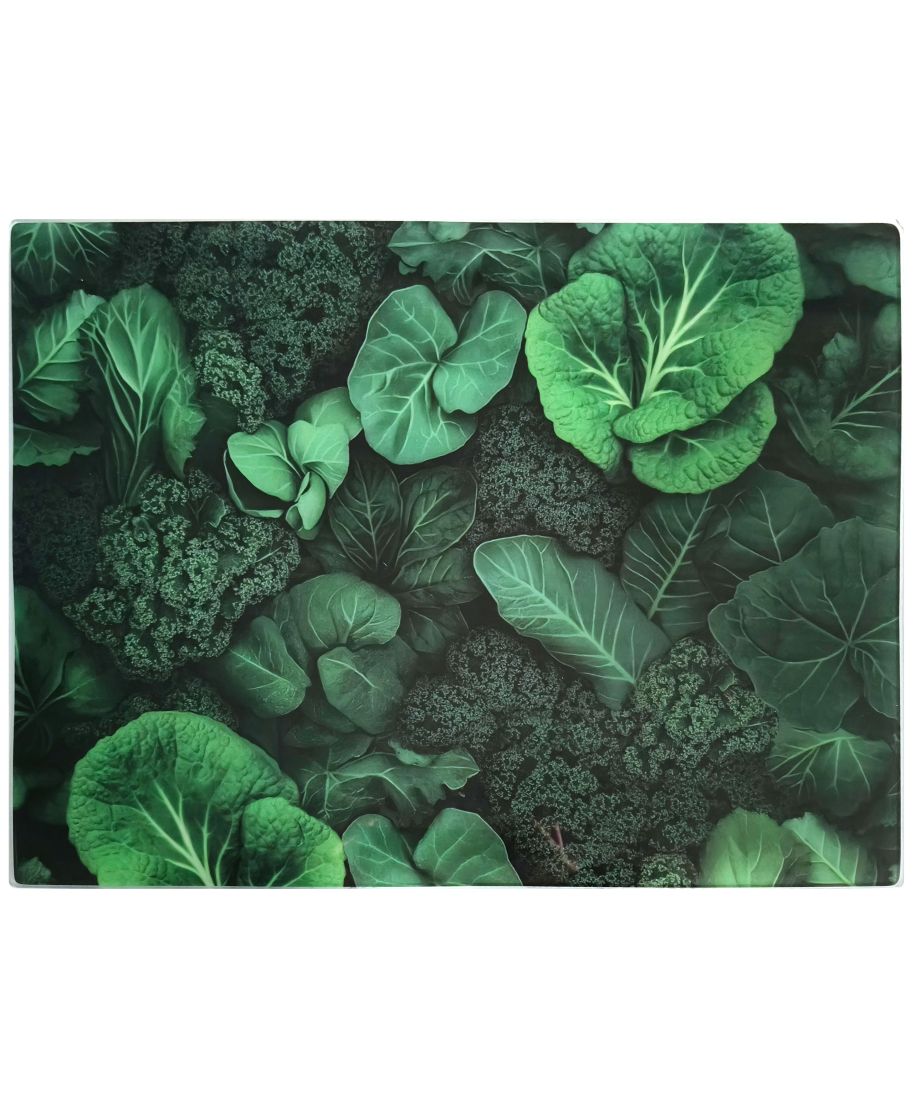 Aria Deska szklana 40x30cm sałata