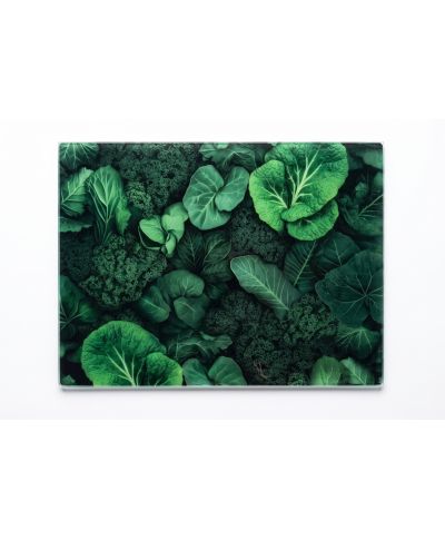 Aria Deska szklana 40x30cm sałata