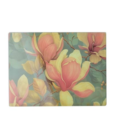 Aria Deska szklana 40x30cm magnolia