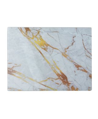 Aria Deska szklana 40x30cm marmur