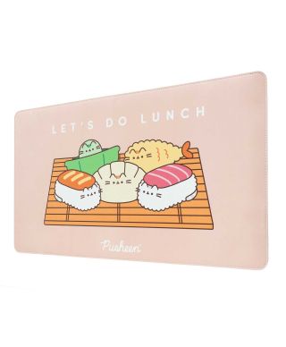 Pusheen Sushi Roll - podkładka pod myszkę z ekoskóry