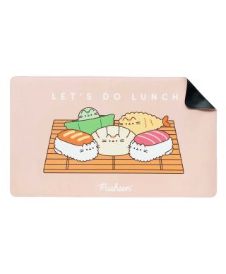 Pusheen Sushi Roll - podkładka pod myszkę z ekoskóry